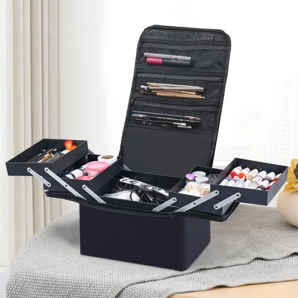 New-Large-Capacity-Make-up-bag-Multi-layer-Manicure-Hairdressing-Embroidery-Tool-Kit-Cosmetics-Storage-Case
