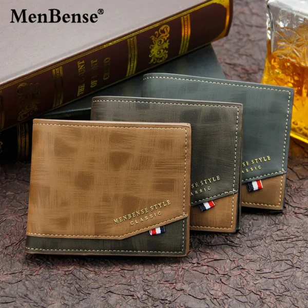 New-Men-s-Wallet-Short-Cross-Section-Youth-Tri-fold-Wallet-Stitching-Business-Multi-card-Zipper-1