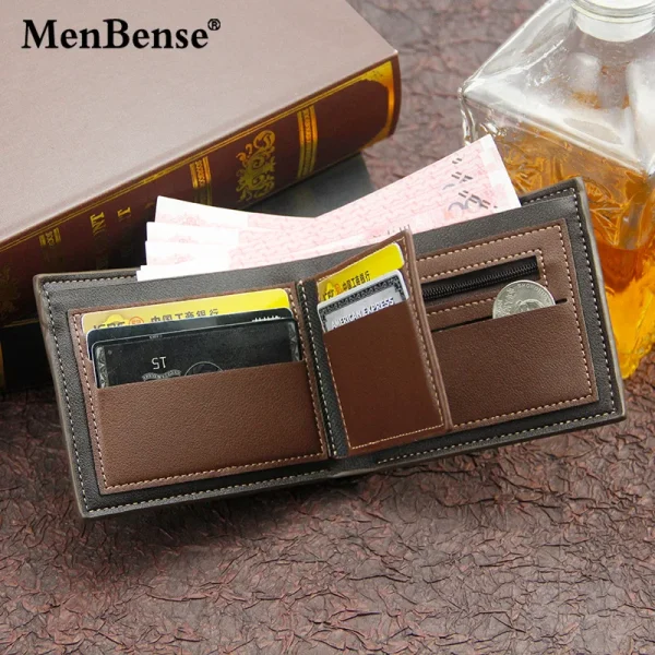 New-Men-s-Wallet-Short-Cross-Section-Youth-Tri-fold-Wallet-Stitching-Business-Multi-card-Zipper-3