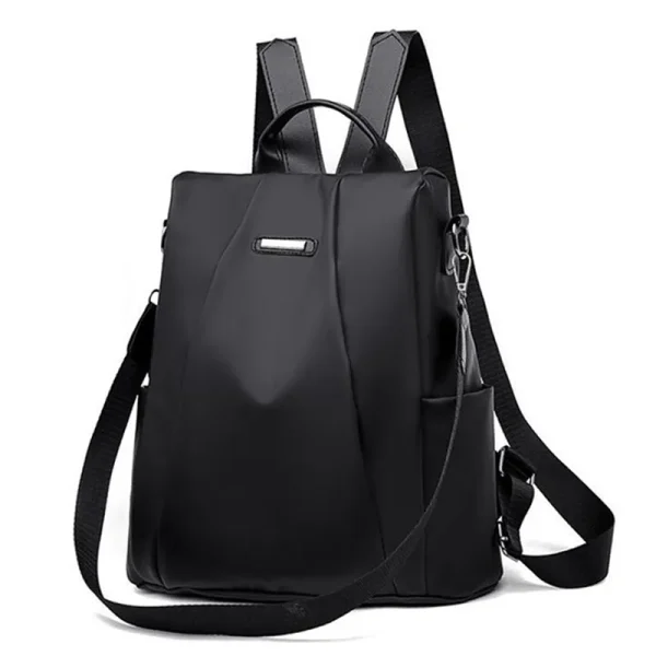 New-Women-s-Multifunction-Backpack-Casual-Nylon-Solid-Color-School-Bag-For-Girls-Fashion-Detachable-Strap-3