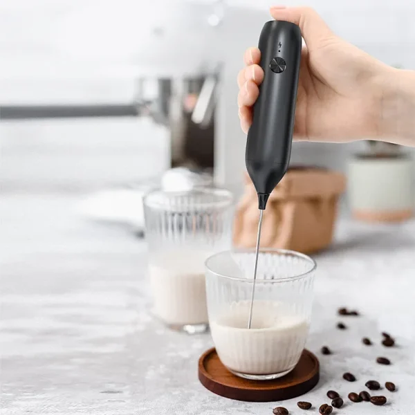 Rechargeable-Milk-Frother-Electric-Blender-Handheld-Frother-Wand-for-Coffee-Beverage-Blender-Cappuccino-Mini-Frother-2