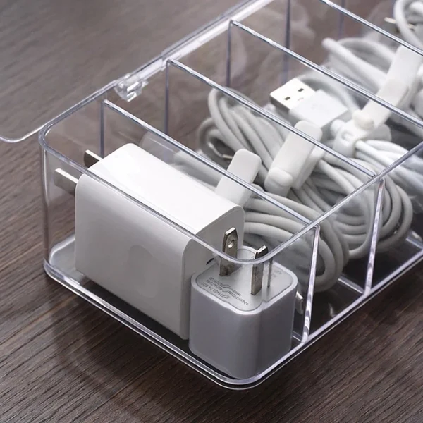 See-Through-Charge-Cable-Organizer-Box-Data-Cable-Management-Box-USB-Cord-Sorter-Small-Desk-Accessories-2