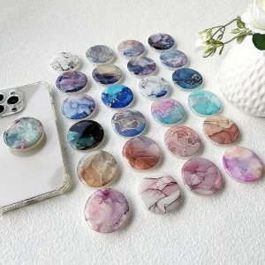 Marble Foldable Grip Stand Stylish Phone Holder