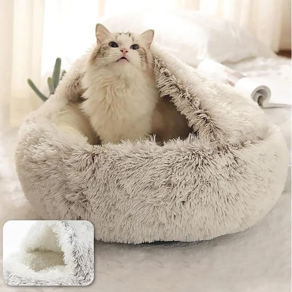 Soft-Plush-Pet-Bed-with-Cover-Round-Cat-Bed-Pet-Mattress-Warm-Cat-Dog-2-in-4