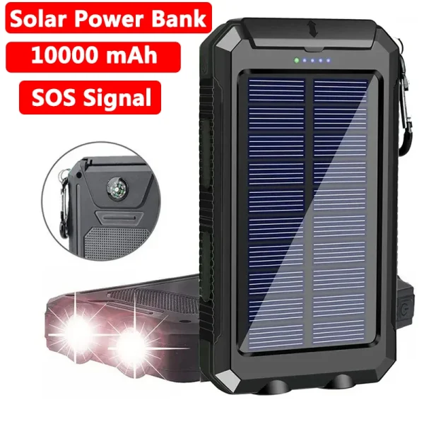 Solar-Power-Bank-10000mah-Portable-Charger-Powerbank-External-Battery-Dual-Usb-Fast-Charging-With-Led-Light