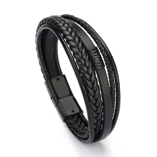 Trendy-Leather-Bracelets-For-Men-Stainless-Steel-Multilayer-Braided-Rope-Charm-Bracelets-Handsome-Gift-For-Boyfriend-1