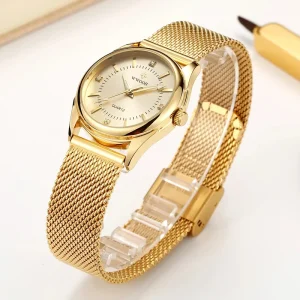 Luxury Elegant Gold Watch for Ladies
