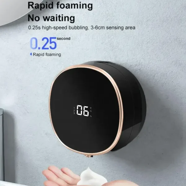 Wall-Mount-Automatic-Foam-Soap-Dispensers-LED-Temperature-Display-Touchless-Infrared-Sensor-Foamhand-Sanitizer-Soap-Dispenser-1