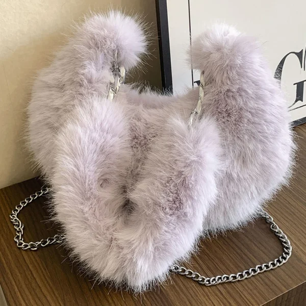 Women-Chain-Crossbody-Bag-Zipper-Furry-Tote-Handbag-Versatile-Solid-Sling-Bag-Soft-Girl-Satchel-Purse-1