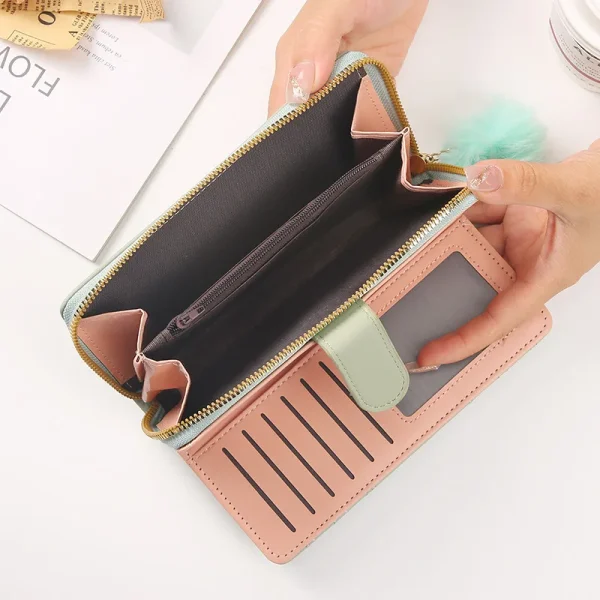 Women-Long-Wallet-Pu-Leather-Card-Holder-Large-Capacity-Hasp-Zipper-Coin-Purse-Multi-Card-Organizer-3