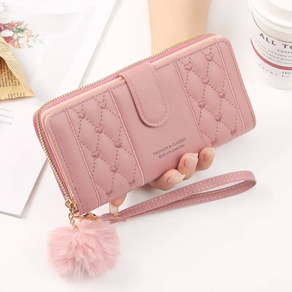 Women-Long-Wallet-Pu-Leather-Card-Holder-Large-Capacity-Hasp-Zipper-Coin-Purse-Multi-Card-Organizer