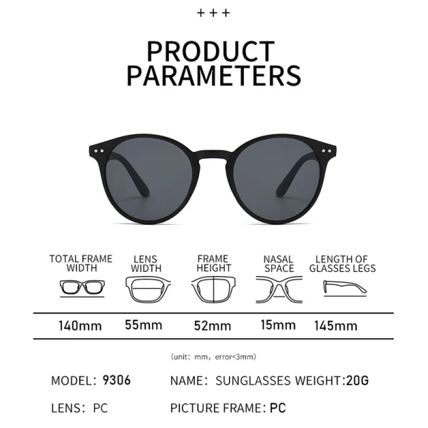 XJiea-Classic-Fashion-Round-Sunglasses-For-Women-Simple-Trendy-Matte-Men-Eyeglass-Frame-Outdoor-Driving-Shades-1